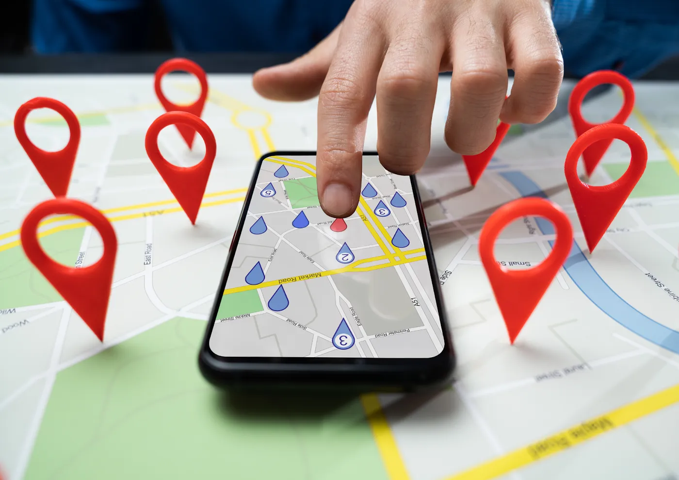 google map référencement agence immobilière