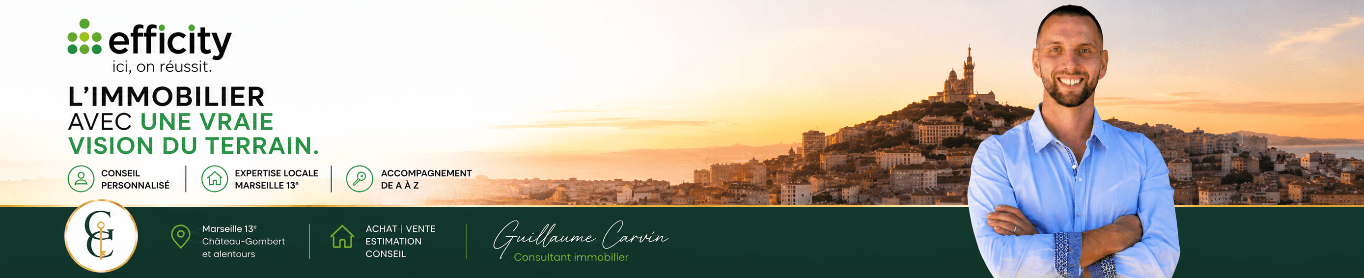 Guillaume Carvin  - Agent immobilier à Marseille