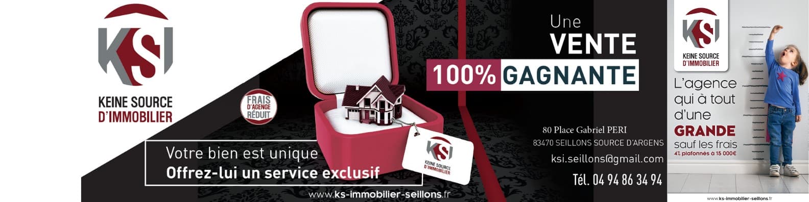 KS Immobilier - Agence immobilière à Seillons-Source-d'Argens
