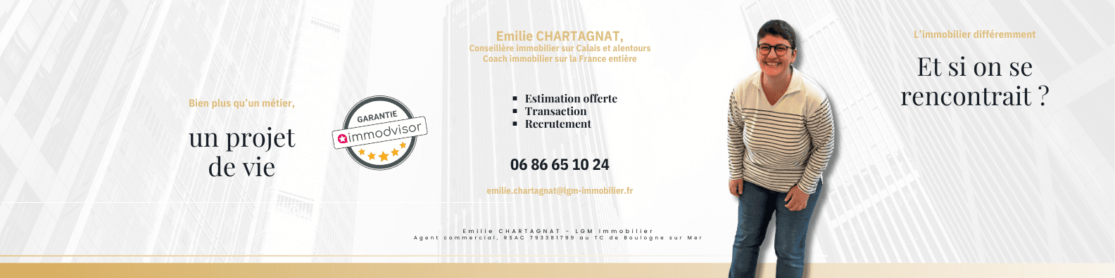 Emilie Chartagnat - Agent immobilier à Calais