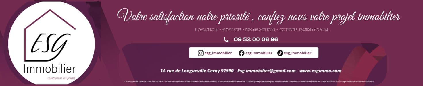 ESG Immobilier - Agence immobilière à Cerny